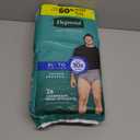 Depend Fresh Protection Adult Diapers, Incontinence Underwear for Men, Disposable, Maximum, Extra-Large, Grey, 26 Count