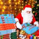 7 x 10 Inch Christmas Poly Bubble Mailers Large Christmas Padded Envelopes Self Adhesive Holiday Shipping Bags Assorted Christmas Bags for Business School Family Xmas Gift Bags(40 Pcs)