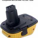 Biswaye DCA1820 Adapter Compatible with De-Walt 18V to 20V Battery, Compatible with De-Walt 20V Max Battery DCB206 DCB201 DCB609 to Replacement for De-Walt 18V XRP Battery DC9096 DC9098 DW9096 DW9099