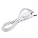 uxcell USB Type-A Male to 3.5 x 1.35mm DC 5V 1A Plug Barrel Connector Charge Cable for USB Fans Desk Lamps Mini Charging Speakers Electronic Devices, White