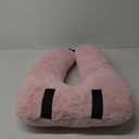 Travel Pillow, Car Pillow for Kids & Adults - Ergonomic Travel Pillows Sleeping Aid for Neck & Body Support, Car Travel Essentials Pillow on Road Trips-Pink