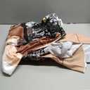 Kate Christmas Trees Backdrop Barn Door White Snow Floor Xmas Party Festive Backdrops, 7x5ft