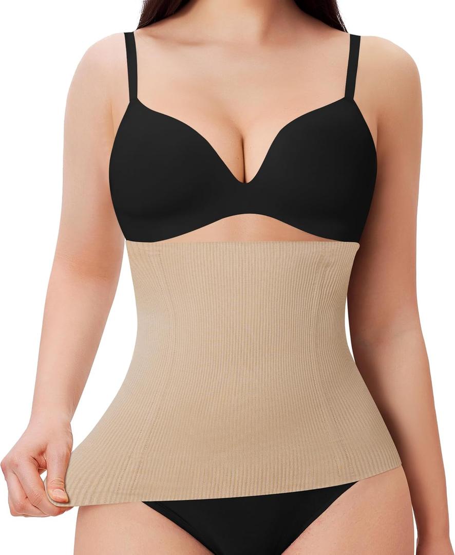 Nebility Waist Trainer for Women Tummy Control Shapewewar Plus Size Faja Body Shaper Girdle Waist Cincher Corset (XX-Large, Beige)