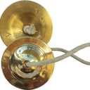 BHAVICREATION Manjeera Manjira Brass Manjeera Hand Cymbal Finger Cymbal