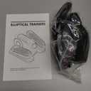 Mini Under Desk Elliptical Low Impact Electric Leg Exerciser As Seen on TV While Sitting for Seniors with Non-Slip Mat Quiet & Portable for Home and Office