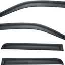 4Pcs Set Tape-On Rain Guards Window Visors for Acura RDX 2019-2024 Window Deflectors Black