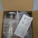 Solar Mason Jar Lights, Large Size Bigger Glass Mason Jar with 30 LEDs Fairy Firefly String Lights, Best Patio Yard Desktop Party Decor Outdoor Solar Hanging Lanterns (2-Pack)