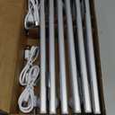 6 Pack Under Cabinet Lighting Wireless, 32 LED Rechargeable Battery Motion Sensor Light Indoor, Stick On Magnetic Closet Lights, Under Counter Lights for Kitchen, Stairs, White 8 in