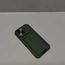 SSLOTSCASE for iPhone 17 Case with Credit Card Holder & Camera Cover Stand & Slide Lens Cover & Wallet, Full-Body Drop Proof Rugged Hard Sturdy Stylish Phone Case Cover for iPhone 17 6.3'' 2025, Green