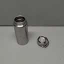 Vacuum Insulated Stainless Steel Water Bottle with Tea Infuser - Wide Mouth,BPA-Free, Leak- Proof,Keeps Cold 24H/ Hot 12H- Ideal for Travel,Office, Gym (17 Ounces)