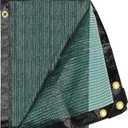 E.share 70% Green Colored Shade Cloth 20ft x 36ft Sun Shade Netting with Grommets, Breathable UV Block Balanced Shade for Garden Plants Patio Pergola Chicken Coop Kennel