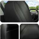 Car Seat Protectors Designed for Tesla Model Y/3 Accessories (Includes 2025 Model Y Juniper & Model 3 Highland), Wear Resistant Leather Kick Mats with More Space Pocket, Set of 2