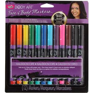 TULIP Body Art 32671 PSP Multi Primary 12Pk Markers, As Detailed