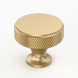 Amerdeco 30 Pack Champagne Bronze Knurled Cabinet Knobs Kitchen Cabinet Handles for Drawer, Cupboard and Wardrobe ZH0036