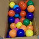 Playz Soft Plastic Mini Ball Pit Balls 200 Count - w/ 8 Vibrant Colors - Crush Proof, No Sharp Edges, Non Toxic, Phthalate & BPA Free for Baby Toddler Ball Pit, Play Tents & Tunnels Indoor & Outdoor