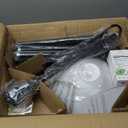 LEPOWER Floor Lamp, Standing Lamp Replaceable 3000K Energy-Saving, Lamp for Living Room with Adjustable Reading Light, Modern Bright Floor Lamp for Bedroom, Living Room, Office