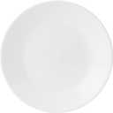 Corelle Vitrelle 6.75" Salad Appetizer Plate Set, Triple Layer Glass and Chip Resistant, Lightweight Round Plates, 1-Piece Winter Frost White