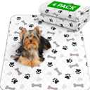 GREEN LIFESTYLE Washable Underpads Pack of 4 - 34x36 and Pack of 6 - 30x34 Bundle - Large Pee Pads for Dogs, Machine Washable Reusable Puppy Pads, Waterproof Pet Training Pad
