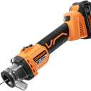 DOVAMAN 20V Max Brushless Drywall Cut-Out Tool, Up to 98% Dust Collection with Dust Shroud, 30,000 RPM, Adjustable Depth, Quick Bit Change, LED, Includes Battery, Fast Charger & Construction Bag