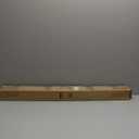 OLV Gold Double Curtain Rods for Windows 36 to 72 Inch(3 to 6 Feet),1 Inch Adjustable Dual Curtain Rod, Heavy Duty Double Drapery Pole with End Cap Design for Living Room, Bedroom, Farmhouse