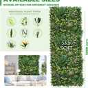 40x120 in (33.5 Sqft) Artificial Boxwood Greenery Grass Wall Roll
