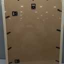 16x24 Picture Frame Set of 3, Natural Wood Grain 16x24 Frames for Horizontal and Vertical Wall Mounting (3 pack,Natural)