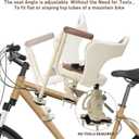 Kid's Bike seat Front Child Carrier Bike Chair for Bicycle Kids seat for Children 2~4 Years,Weight 55 lbs