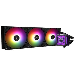 Thermalright FW360 PRO Black ARGB AIO CPU Liquid Cooler for Desktop - 2000RPM PWM Fans, with 2.73" LCD Display Screen, for AM4/AM5 & Intel LGA1150/1151/1200/2011/1700/1851