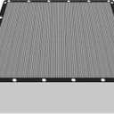 90% Shade Cloth Sun Shade Fabric for Patio Garden Pergola Shade Cover Canopy with Gromments (Grey, 10X10 FT)