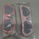 NULOOQ Kids Heart Sunglasses for Girls – Cute Polarized Flexible Frame Toddler Sunglasses with Strap Age 2-8