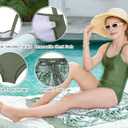 UNIFACO Teen Girls Swimsuit Size 12-14 One Piece Bathing Suit with Mesh Cover Up Adjustable Straps Swimwear