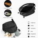 Women's Elegant Solid Color Shoulder Bag Fashionable Zipper Crossbody Bags Soft Top Handle Handbag Purse