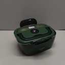 Vabaso Electric Lunch Box for Adults, 80W Heated Lunch Box Portable Food Warmer Lunch Box for Work/Men/Car/Truck with 1.5L 304 Stainless Steel Container Fork & Spoon, 110V/12V/24V