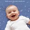 Unnivoll Baby Crib Sheets for Boys Girls, 28x52x8in Fitted Crib Sheet Neutral 3 Pack for Standard Crib and Toddler Mattress, Breathable Soft Microfiber Baby Sheet Blue Gray Planet