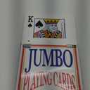 Gamie Giant Poker Jumbo Playing Cards - 10.5 Inches X 14.5 Inches - Extra Large Playing Cards Set with 2 Jokers - Huge Casino Game Cards for Kids and Adults - Oversize Poker Party Decorations - 1 Pack