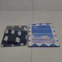 Baby Bassinet Sheets 1 Pack Compatible with Maxi COSI Iora, Koolerthings/Koola Baby, BabyBond, Nordmiex 3 in 1, Mereryi and IKOMZY Bedside Bassinet, Ultra Soft & Skin-Friendly (Navy Blue Cloud)