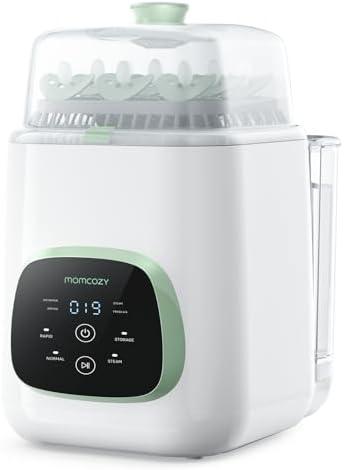 Momcozy KleanPal Pro Baby Bottle Washer, Sterilizer & Dryer - All-in-One Cleaning Machine for Bottles, Pump Parts & Baby Essentials - Time-Saving & Effortless Care