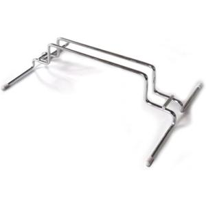 Cozy Products Cozy Legs Flat Panel Heater Stand, Desk Heater Metal Stand with Rubber Feet, Portable Heater Stand, 8" D x 18" W x 4.98" H, Silver, CLS