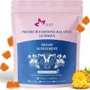 GUITI Premium Feminine Balance Gummies, Hawaiian Pineapple Flavored Gummies, Pineapple Gummies for Women PH, Vaginal Probiotics, 60 Gummies