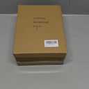 NIKKY HOME Small Vintage Table Clock, Decorative Shelf Desk Top Clock Battery Operated Round French Design, Farmhouse Home Decor for Bathroom, Tabletop, Desktop, Countertop, Rustic Beige