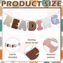 2 x Remagr Reading Corner Felt Banner Garland, Boho Classroom Wall Decor, letter about 4.72inch