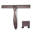 Hiware All-Purpose Shower Squeegee for Shower Doors, Bathroom, Window and Car Glass - Bronze, Stainless Steel, 12 Inches
