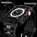 GELISHI Bands Compatible for Apple Watch Band 46mm 45mm 44mm 42mm, Men Sport Rugged Band with Protective Case for Watch Series 11 10 9 8 7/ SE 3/2/1/ Series 6 5 4 3