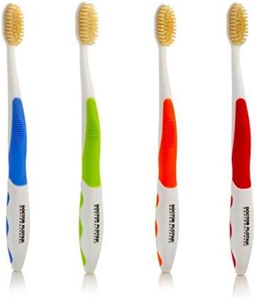 MOUTHWATCHERS Dr Plotkas Soft Bristle Flossing Toothbrush Manual Soft Toothbrush for Adults, Ultra Clean, Good for Sensitive Teeth and Gums, Variety Only 2 Pack, Colors May Vary
