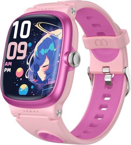 anyloop Kids Smart Watch with Pedometer, Family Account (Petalpink)