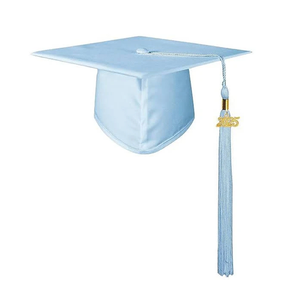 Unisex Adult Matte Graduation Cap with Tassel Year Charm 2025 Pack of 2