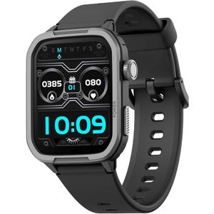 Smart Watch for Kids, Kids Fitness Tracker Smartwatch for Boys Girls Teens Gifts, Sleep Monitor Step Counter Pedometer DIY Watch Face Touch Screen (Black)