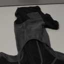 Fleece Dog Coat for Small Medium Dog,Pullover Pajamas Jumpsuit Bodysuit Puppy Coats with Legs, Pet Windproof Warm Cold Weather Jacket Full Body Vest Cozy Snowsuit Outfit Clothes (Black, L)