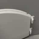 KOHLER K-4775-0 Brevia Round Toilet Seat with Quick-Release Hinges And Quick-Attach Hardware For Easy Clean, White