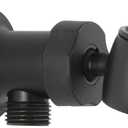 Delta Faucet U4985-BL-PK UniversalShoweringComponents Adjustable Wall Mount Elbow, Matte Black